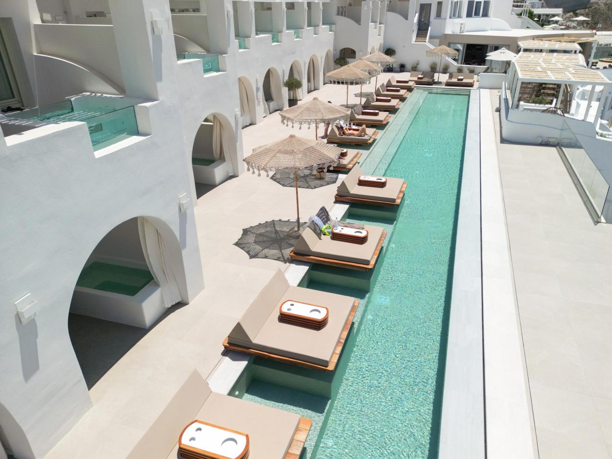 Apeiron Blue Santorini - Sustainable Adults Only 14 Plus Fira  Exterior foto