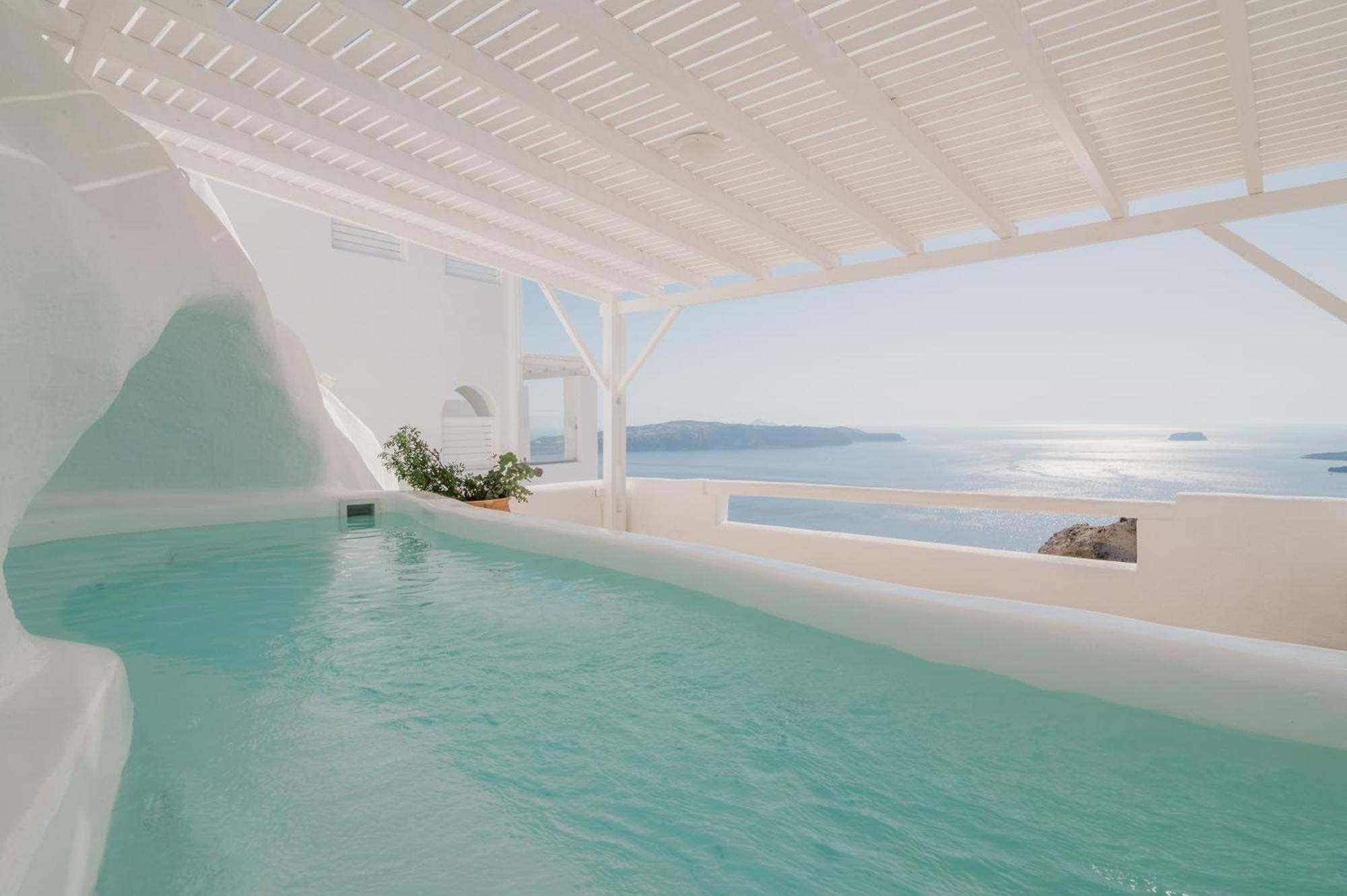 Apeiron Blue Santorini - Sustainable Adults Only 14 Plus Fira  Exterior foto