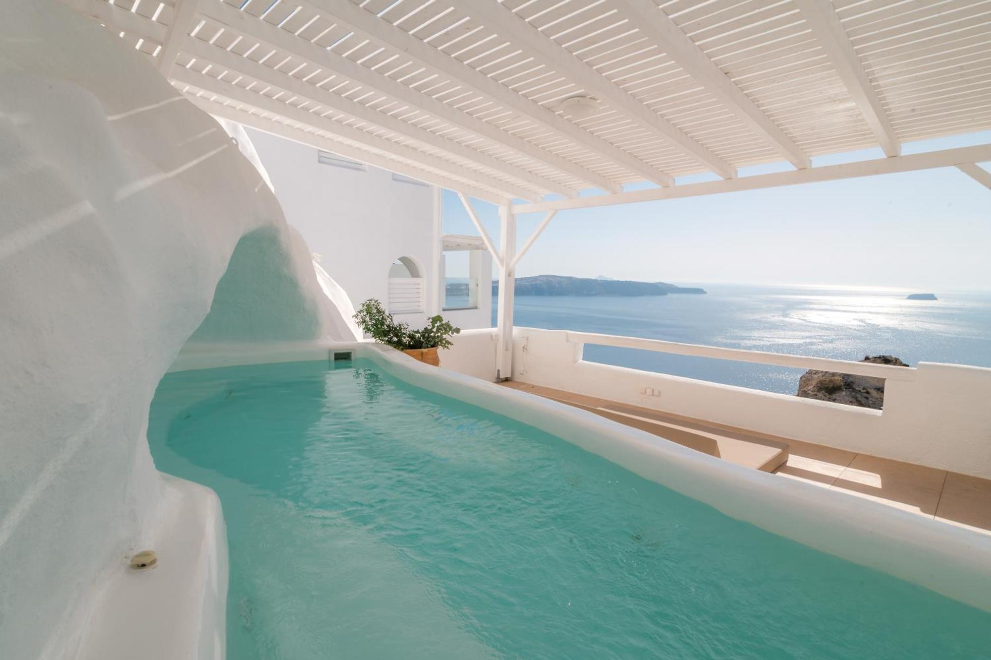 Apeiron Blue Santorini - Sustainable Adults Only 14 Plus Fira  Exterior foto