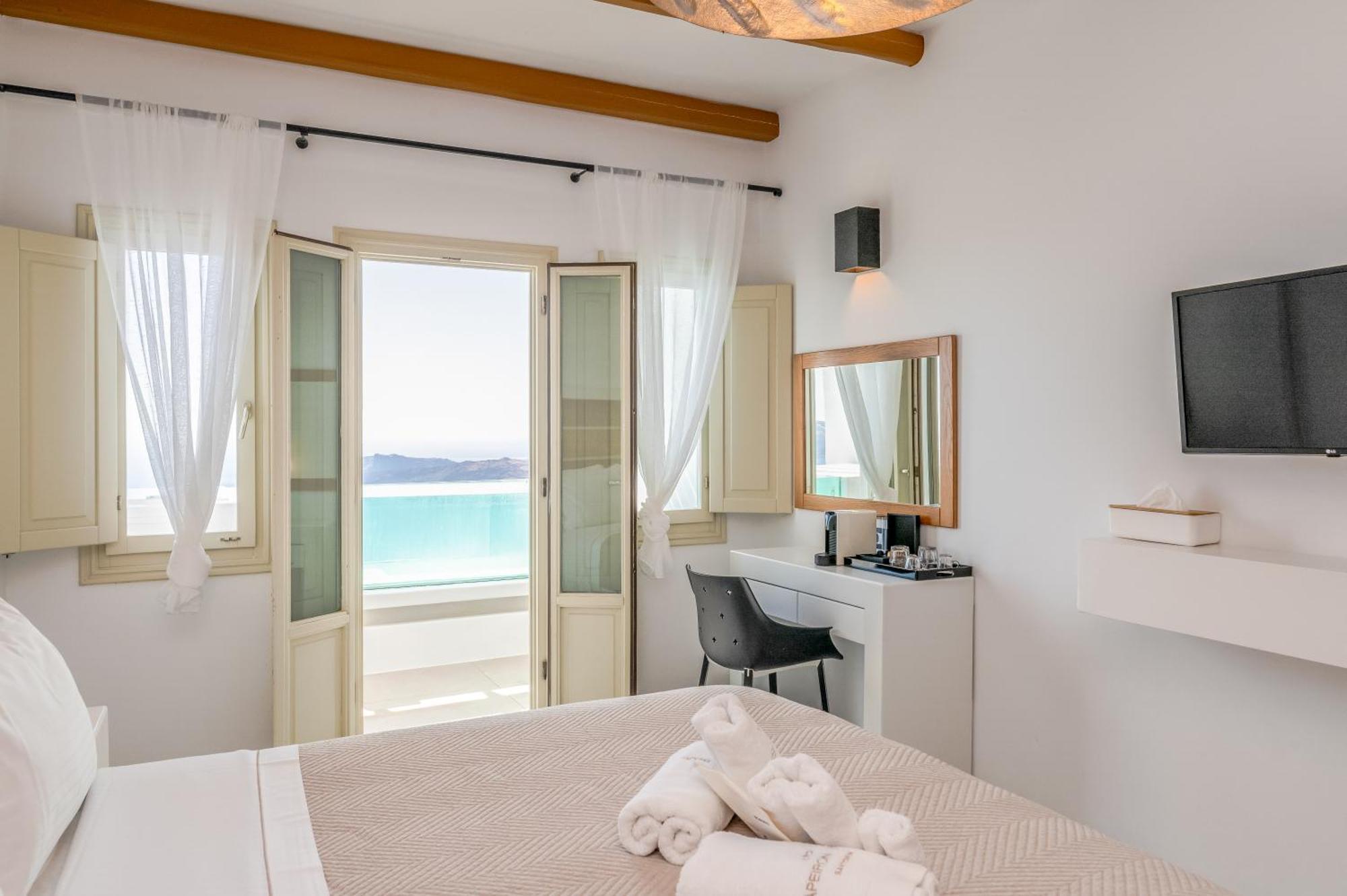 Apeiron Blue Santorini - Sustainable Adults Only 14 Plus Fira  Zimmer foto