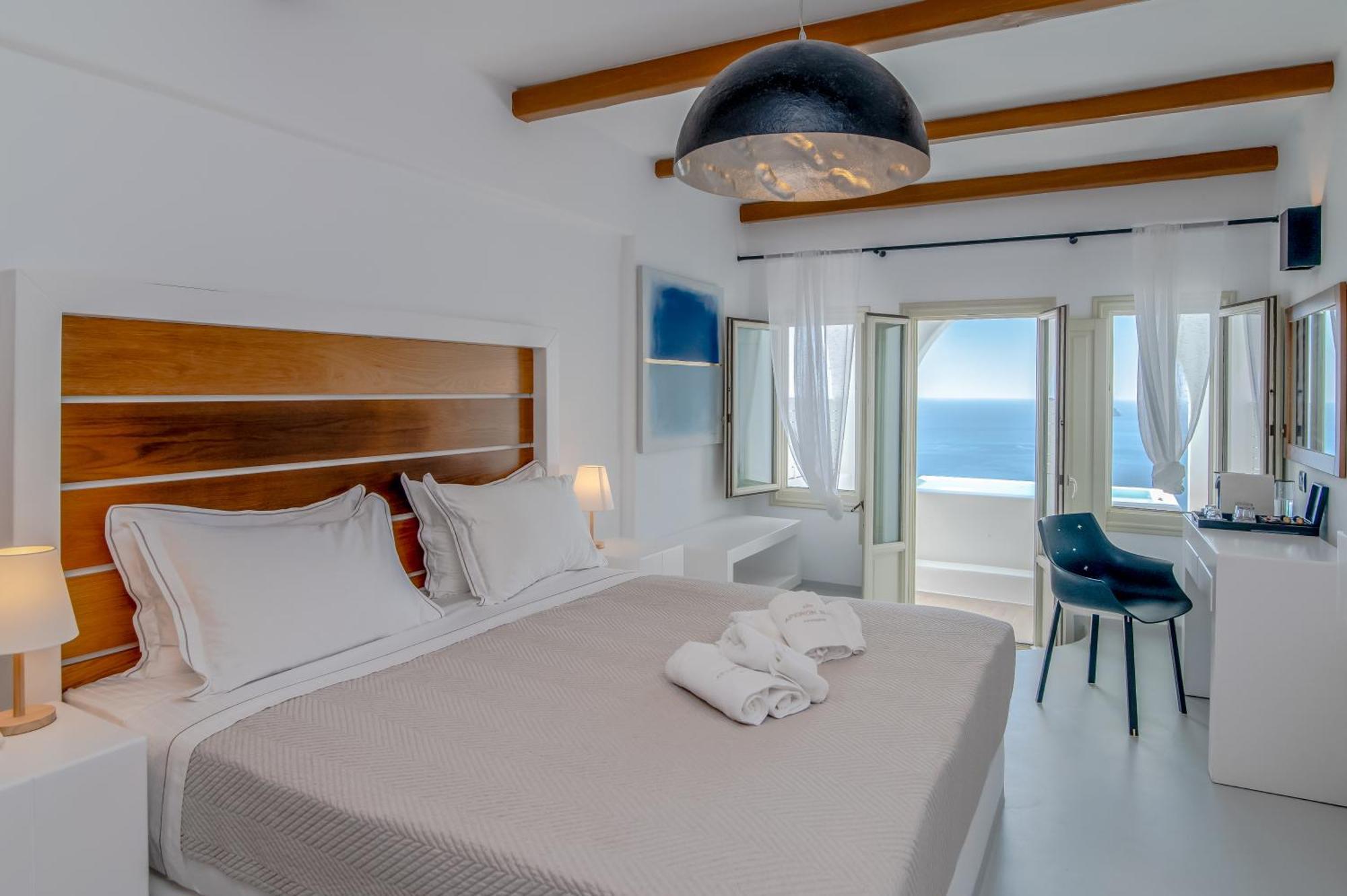 Apeiron Blue Santorini - Sustainable Adults Only 14 Plus Fira  Exterior foto