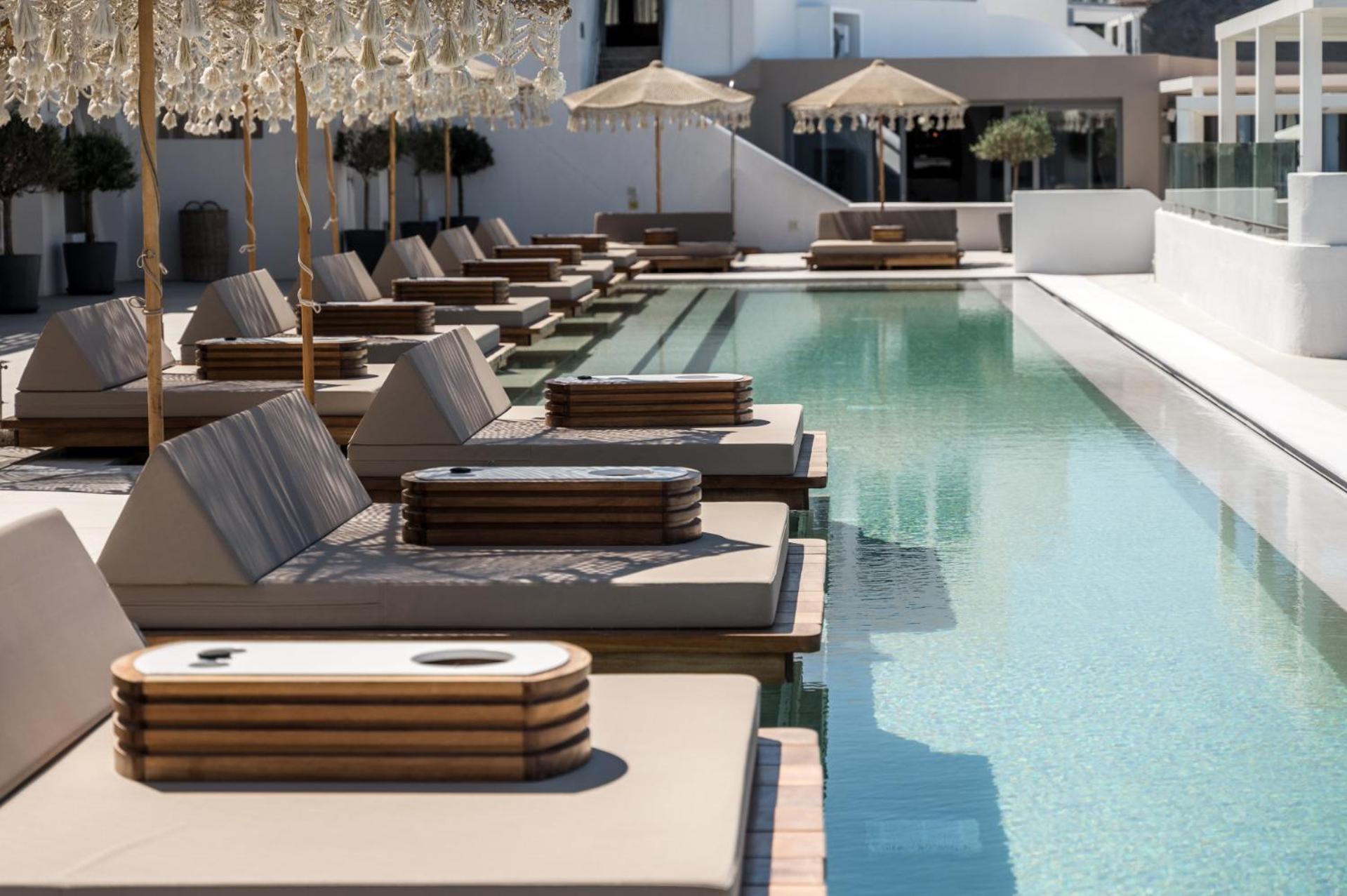 Apeiron Blue Santorini - Sustainable Adults Only 14 Plus Fira  Exterior foto